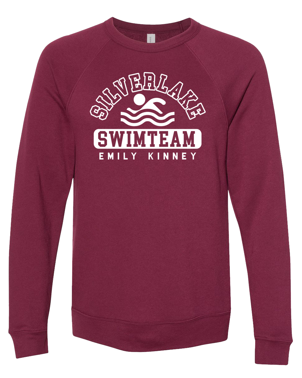 Silverlake Swimteam Crewneck (Maroon)